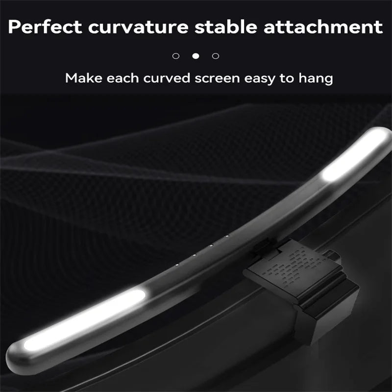 Curved RGB LED Monitor Light Bar Computer Screen lamps PC Desk Lamp USB Touch Dimmable Reading Office Gaming Gamer Lighting