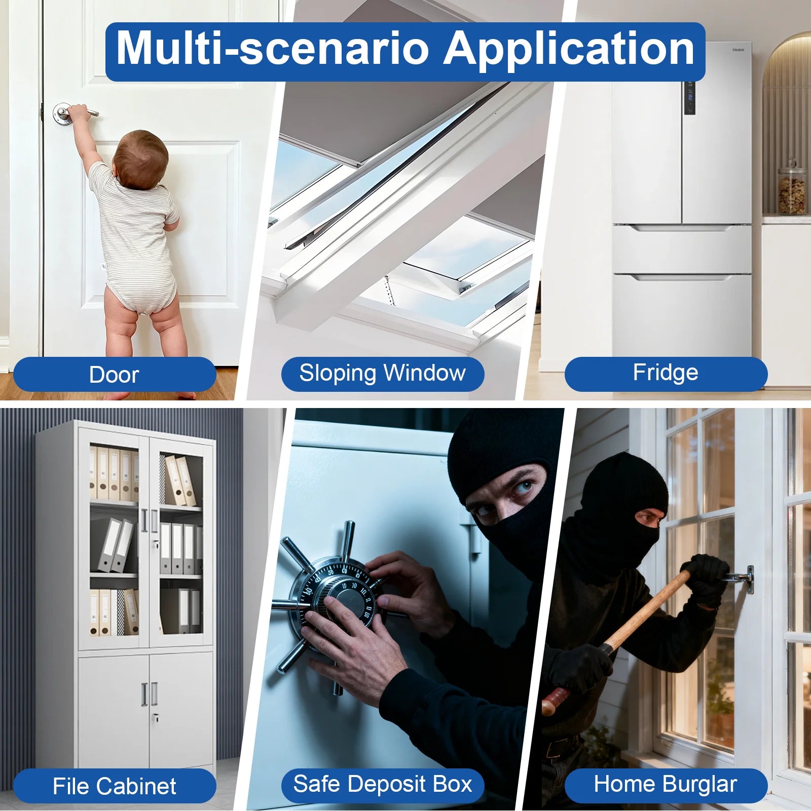 Tuya WiFi Door Sensor Contact Sensor For Home School Hospital Hotel Office Alarm Security Protection Deals 4 U   Deals 4 U