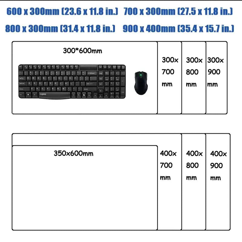 Japan Anime Gamer Mouse Pad E-eevee Cabinet Kawaii Tablepad XXL P-pokemon Keyboard Rug Laptop PC Gaming Rubber Extended DeskMats Deals 4 U  Gaming Accessories Deals 4 U