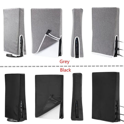 A For Sony PlayStation 5 PS5 Gaming Console Horizontal/vertical Dust Cover and Scratch Protection Cover