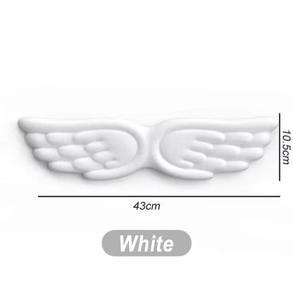 Angel Wings Shaped Keyboard Mouse Wrist Rest Memory Foam Anti-slip Silicone Ergonomic Wrist Guard Table Mat Mouse Pad For Laptop