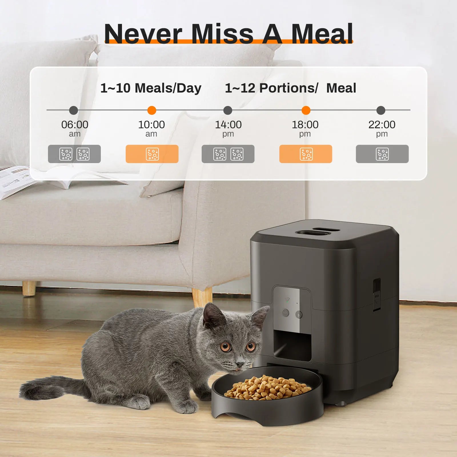 Smart Pet Feeder Automatic Cat Feeder Dog Slow Food Machine With Timed Quantitative Automatic Cat Food Dispenser Cat Dog Bowl Deals 4 U   Deals 4 U