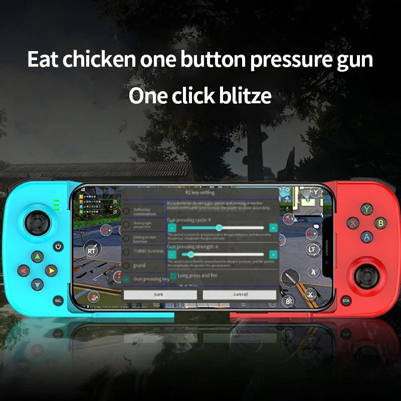 D3 TypeC Telescopic Mobile Phone Gamepad Bluetooth-compatible 5.0 Wireless Game Controller For PUBG Android iOS for Switch PS4/3
