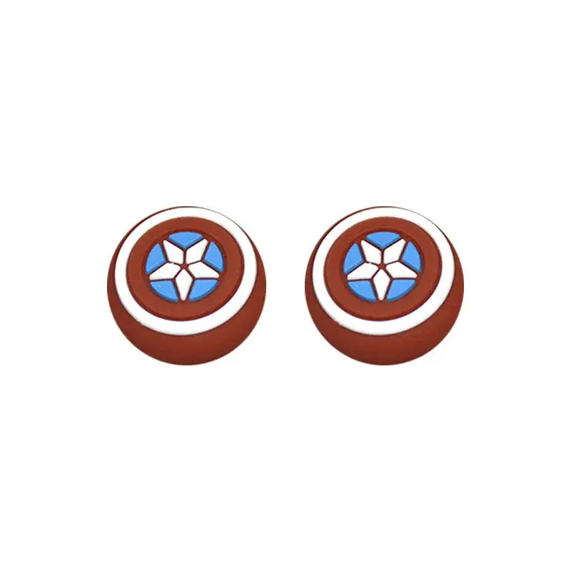 2pcs Silicone Thumb Grip Cap For PS4 PS5 Playstation 5 Xbox Series XS Game Joystick Controller Accessories Thumbstick Grip Caps Deals 4 U  Console Accessories Deals 4 U