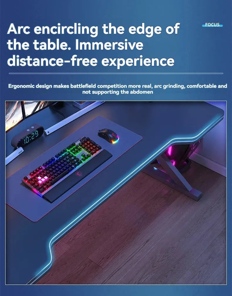 Computer desk, home desk, student learning desk, simple gaming desk, e-sports desk, workbench, office desk Deals 4 U  Gaming Accessories Deals 4 U