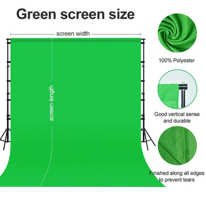 Background For Photography Backdrops White/Black/Blue/Green Screen Chroma Key Muslin Studio Photo Shooting Backdrop Cloth Paper Deals 4 U  Streaming Equipment Deals 4 U