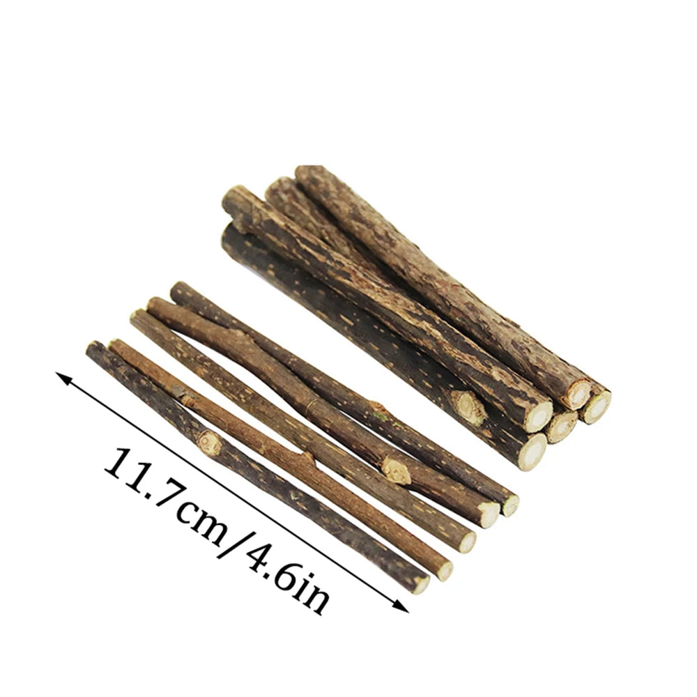 10PCS/15PCS/20PCS Cat-snack Polygonum natural polygonum stick molar stick thin rod polygonum Deals 4 U   Deals 4 U