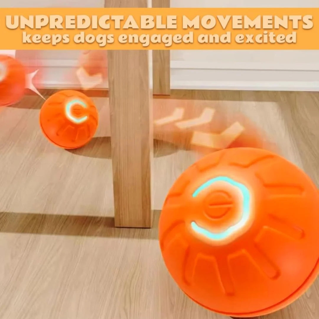 Smart Bouncing Electric Pet Ball, Automatic Random Motion Toy, Durable Chew-Resistant for Cats and Dogs Deals 4 U   Deals 4 U