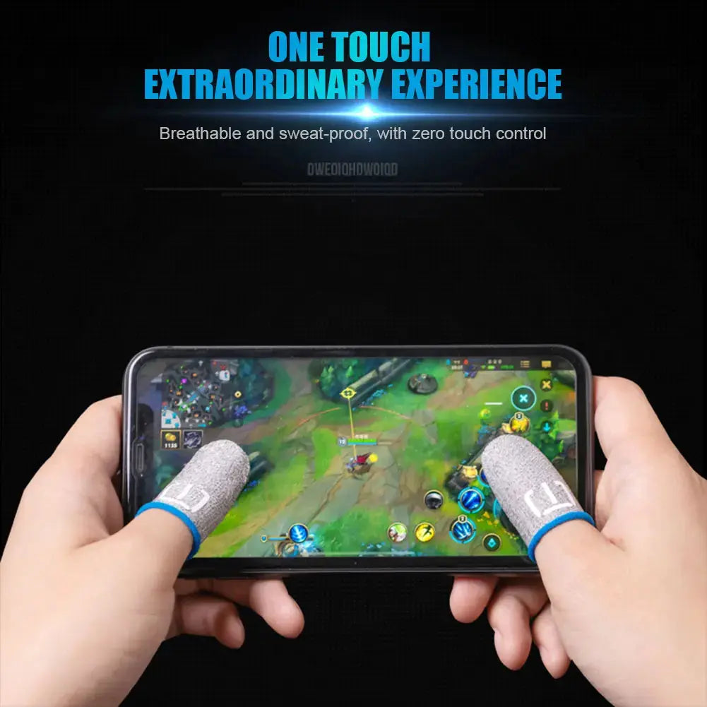100-10PCS Finger Cover Game Controller For PUBG Sweatproof Anti-slip Fingertip Cover Thumb Gloves For Mobile Game Deals 4 U  Mobile Gaming Deals 4 U