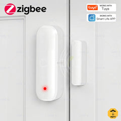 Zigbee Door Sensor Window Contact Sensor Open Closed Detector Smart Home Alarm Security Protection work with Tuya Hub Smart Life Deals 4 U   Deals 4 U