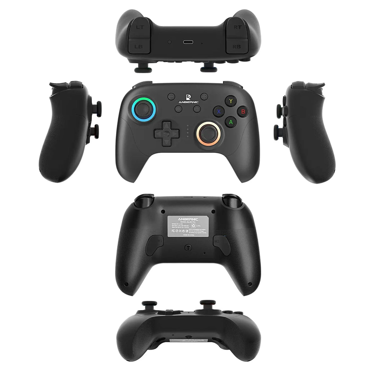 ANBERNIC RG P01 Retro Games Controller Wired/Wireless Bluetooth RGB Hall Effect Joystick XBOX Gamepad for PC Android IOS Steam Deals 4 U   Deals 4 U