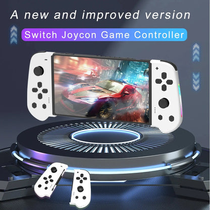 GAMINJA Wireless Joypad Controller for Switch Game Console with RGB Lamp L/R Handle Grip Wake up Screenshot Function Deals 4 U  Mobile Gaming Deals 4 U