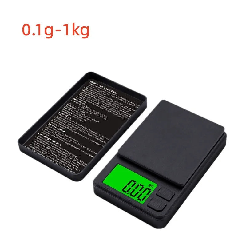 100/500g 0.01g mini digital scale high precision electronic pocket scale jewelry weight kitchen portable electronic scale Deals 4 U   Deals 4 U