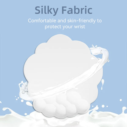 Keyboard Cloud Wrist Rest Pad Anti-Slip Desk Mat Memory Foam Palm Rest Ergonomic Mouse Pad Typing Wrist Rest for Office