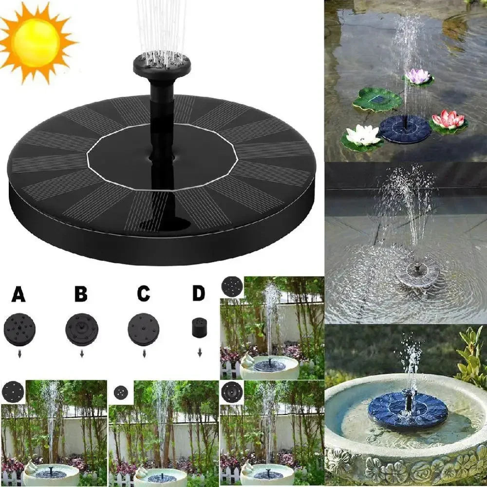 Customizable Solar Bionic Fountain Mini Solar Fountain Solar Water Fountain Deals 4 U   Deals 4 U