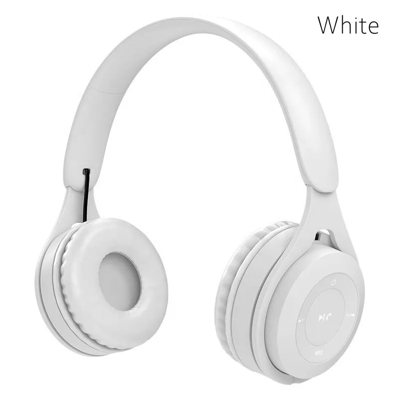 Wireless Bluetooth Headphone  Macaron Headphones Stereo Headband Gaming Headset with Mic Gamer Girl Gift for Mobile Tablet