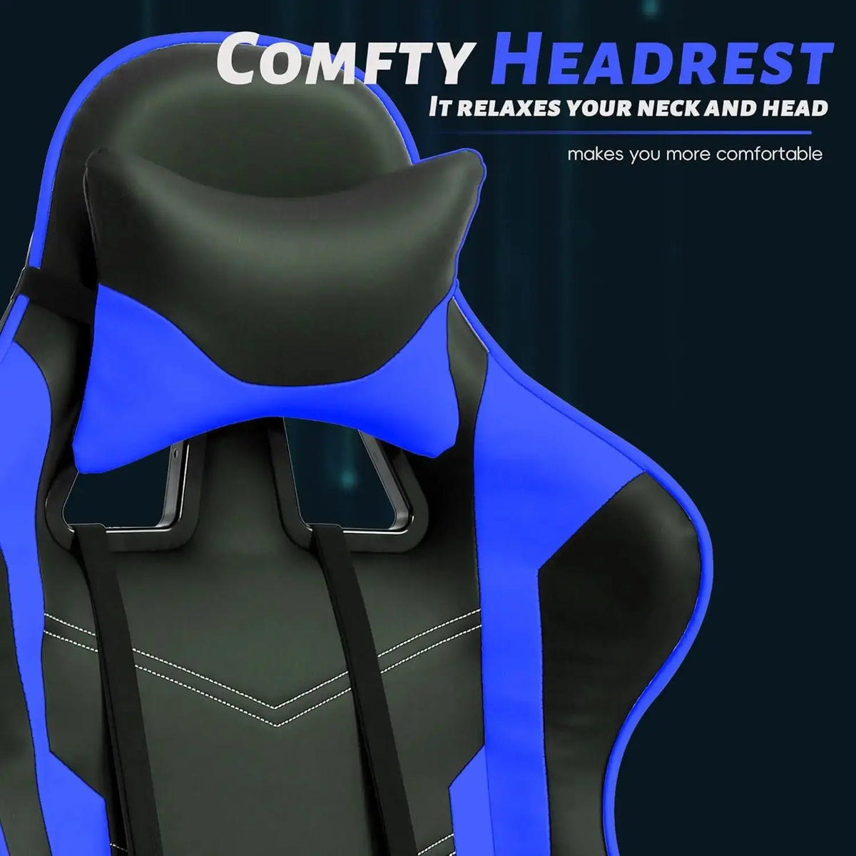 Ergonomic High-Back Gaming Chair PU Leather 250lbs Home Office, Customized Deals 4 U  Gaming Accessories Deals 4 U