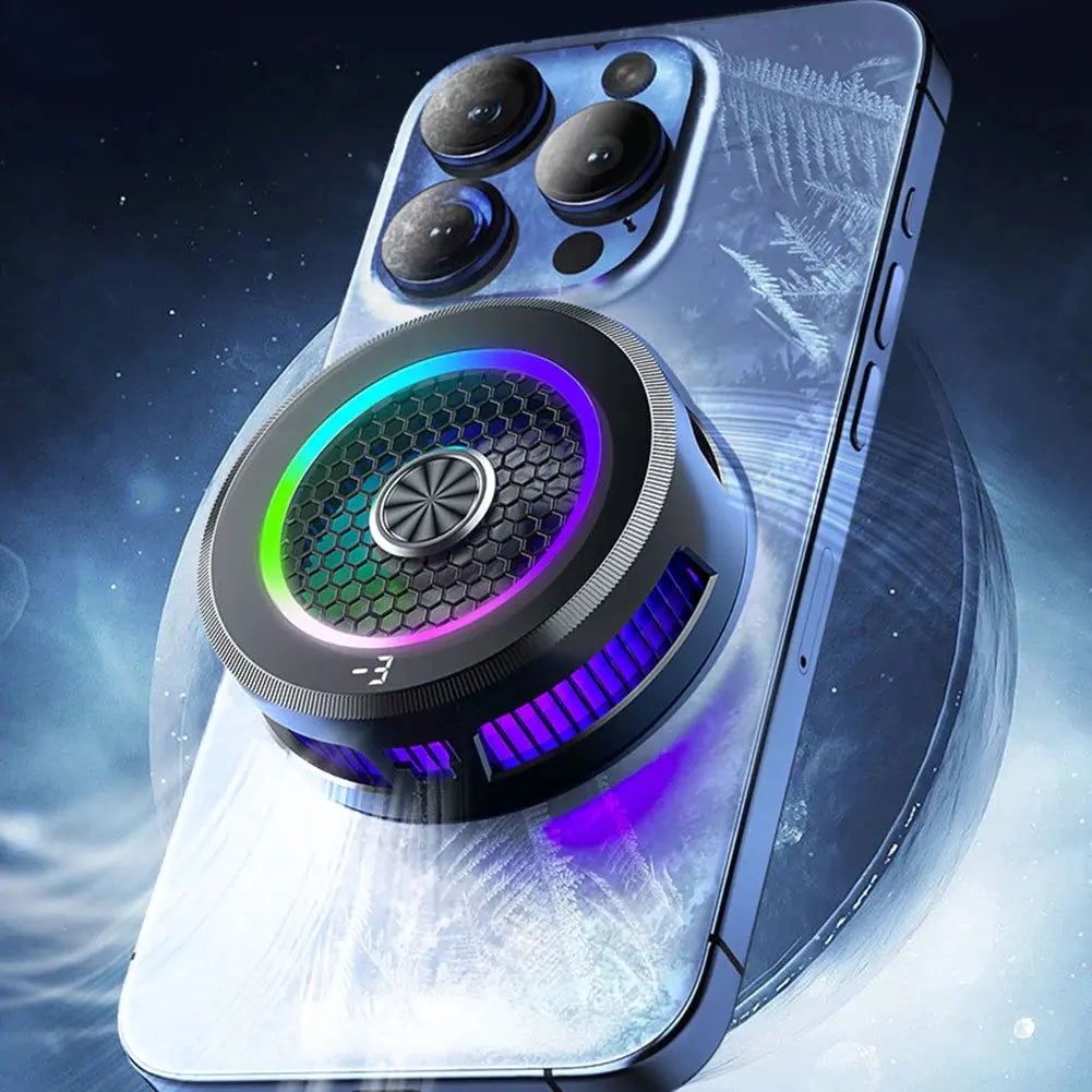 15W Extreme Cooling Phone Cooler with Ice Generation, Semiconductor Phone Cooler, Magnetic & Clip-on for iPhone/Xiaomi/VIVO/OPPO Deals 4 U  Mobile Gaming Deals 4 U