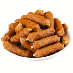 Duck And Chicken Sausages for Dogs - Treats Suitable for Small, Medium, And Large Breeds - Crafted from Fresh Meat And Nutritious, High-Protein Ingredients, Ideal for Positive Reinforcement Training Deals 4 U   Deals 4 U