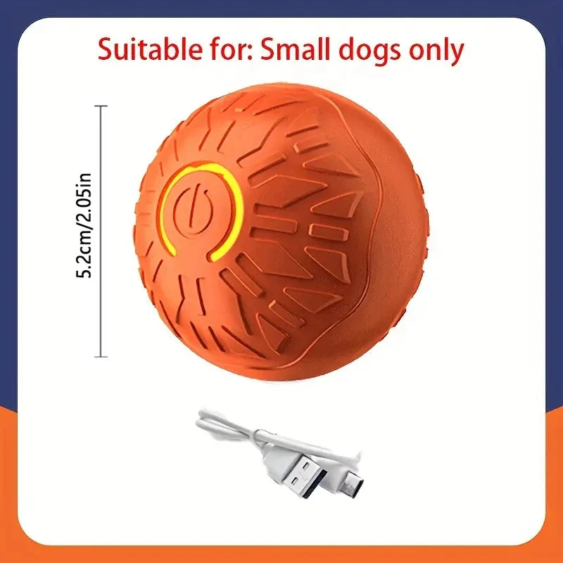 Smart Dog Toy Ball Automatic Interactive Pet Electronic Rolling USB Rechargeable Moving Bouncing for Puppy to Large dog Chew Toy Deals 4 U   Deals 4 U