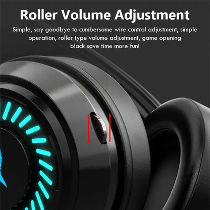 Gaming Headset Noise Canceling Microphone E-Sports Game 7.1 Stereo Surround Sound Wired Headphone for PS5 Xbox One Movie Music Deals 4 U  Gaming Accessories Deals 4 U