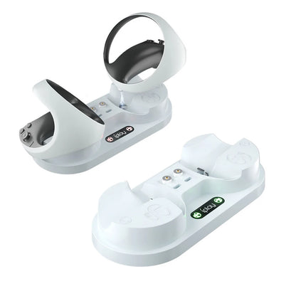 Charging Station for PS VR2 Controllers,HBP-6479 Dual Charger Dock with LED Indicator Lights,Portable Charging Base for PS5 VR2