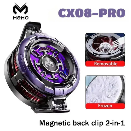MEMO CX08 Pro Mobile Phone ICE Semiconductor Magnetic Frozen PUBG Game Cooler for IOS Universal Phone Cooling Radiator Deals 4 U  Mobile Gaming Deals 4 U