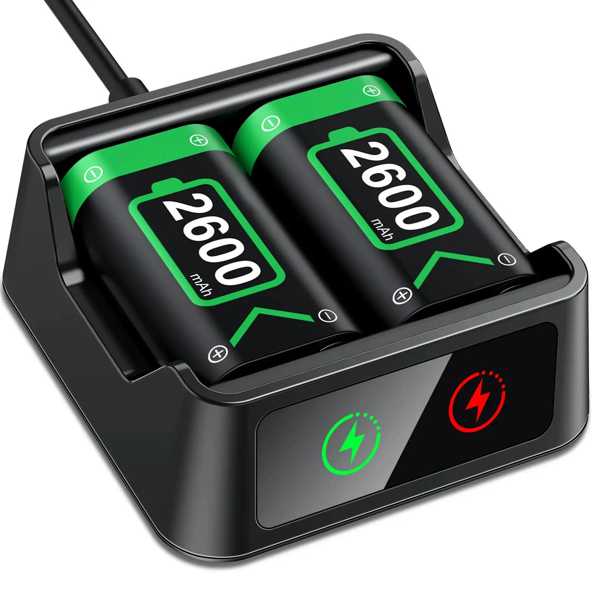 BEBONCOOL X248 2*6200 mWh Rechargable Batteries Pack For XBOX Serise S/X and XBOX ONE S/X/Elite With＆ Chaging Cable Deals 4 U  Console Accessories Deals 4 U