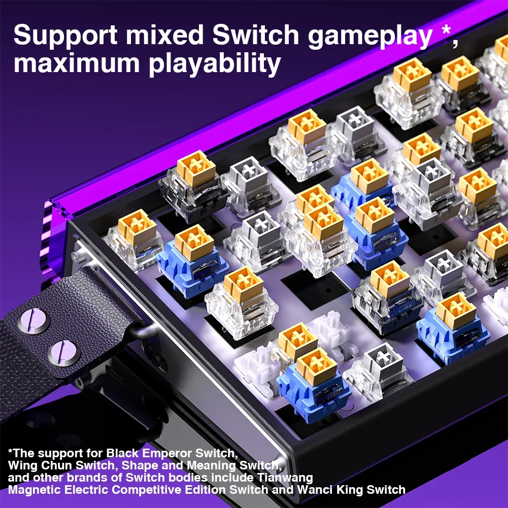 AULA HERO 68HE Magnetic Switch Keyboard RGB Gaming Mechanical Keyboard Rapid Trigger 8K Return Wired Esports Custom Keyboard Deals 4 U   Deals 4 U