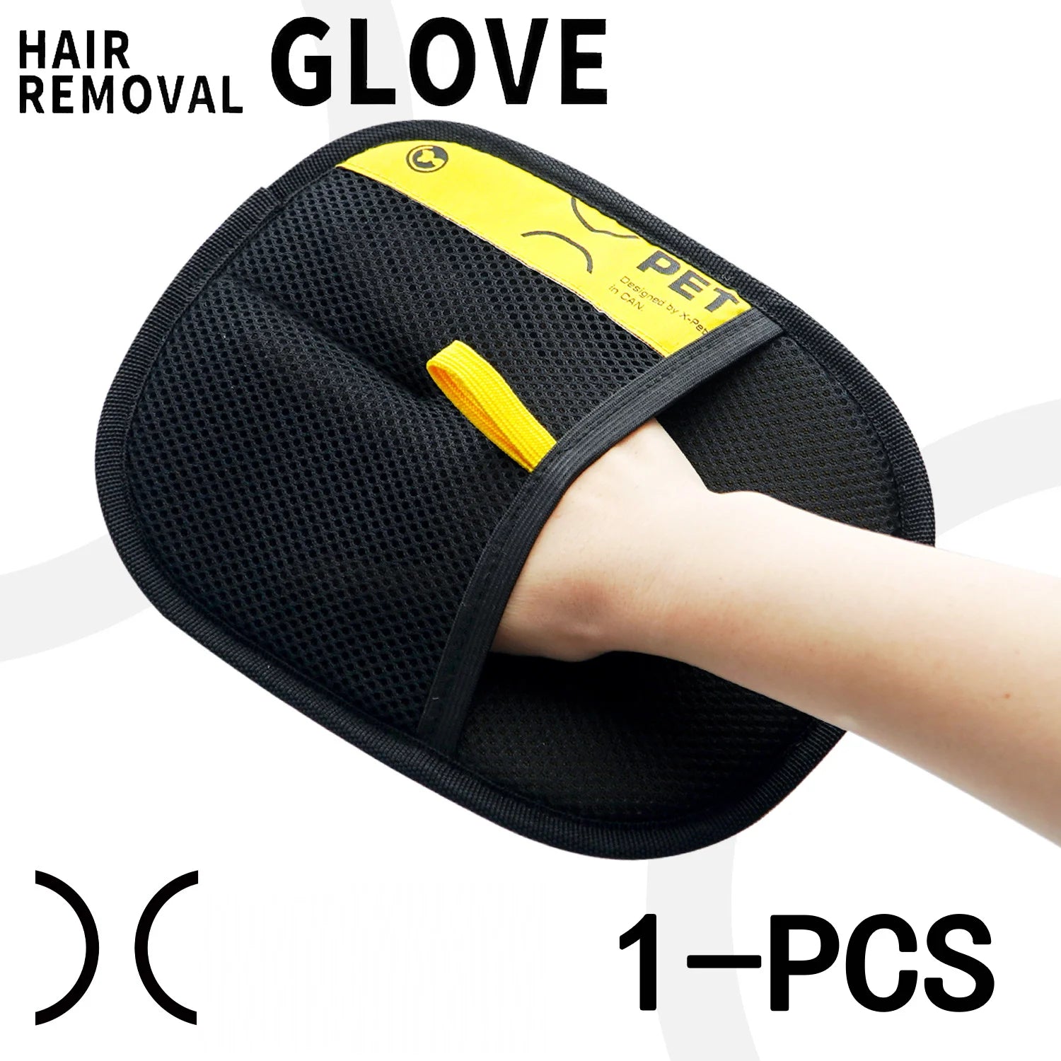 Pet Hair Remover Gloves Electrostatic for Cats Dogs, Reusable Washable Grooming Glove with 2-in-1 Lint Roller Brush - Safe Non-T Deals 4 U   Deals 4 U