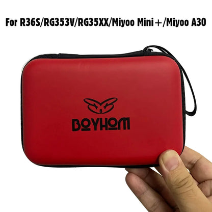 TOP Protect Game Storage Case for Miyoo Mini Plus R36S R35S Portable Storage Console Bag Carry Case for Anbernic RG35XX Plus Deals 4 U  Console Accessories Deals 4 U