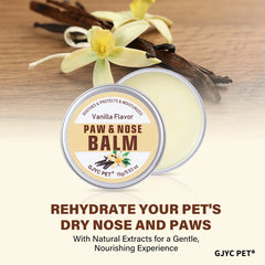 Pet Paw & Nose Balm Dog Cat Vanilla Scent Moisturizing Soothing Anti-Cracking Repairing Dry Cracked Natural Moisturizer Deals 4 U   Deals 4 U