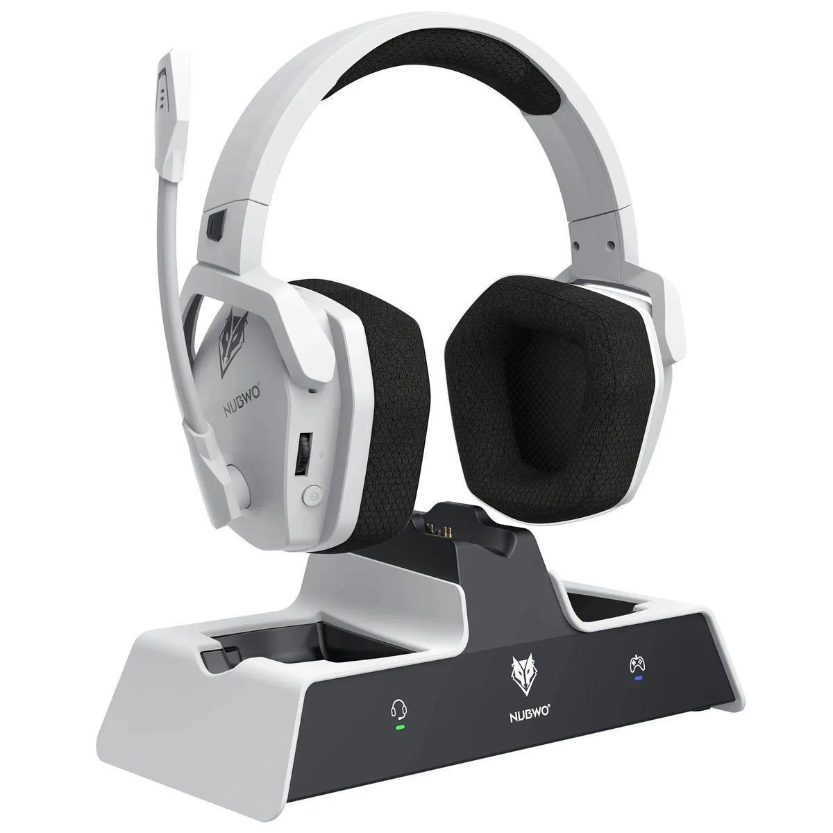 NUBWO G06 Dual Wireless Headsets Gamer with Microphone 2.4GHz Bluetooth 5.3 Gaming Headphones for PS5, PS4, PC, Mobile, Switch Deals 4 U  Gaming Accessories Deals 4 U