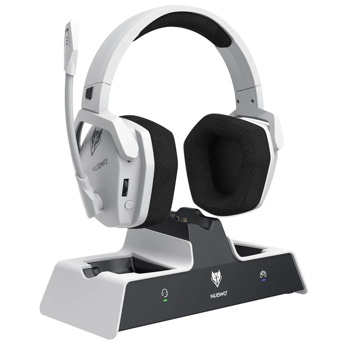 NUBWO G06 Dual Wireless Headsets Gamer with Microphone 2.4GHz Bluetooth 5.3 Gaming Headphones for PS5, PS4, PC, Mobile, Switch Deals 4 U   Deals 4 U