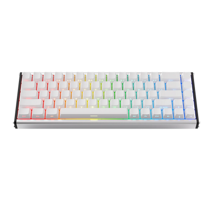 AJAZZ ALUX68 Magnetic Shaft Aluminum Alloy Esports Magnetic switch keyboard RGB hot-swappable DIY wired macro mode Hall effect