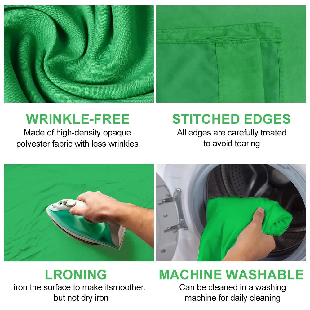 Background For Photography Backdrops White/Black/Blue/Green Screen Chroma Key Muslin Studio Photo Shooting Backdrop Cloth Paper Deals 4 U  Streaming Equipment Deals 4 U