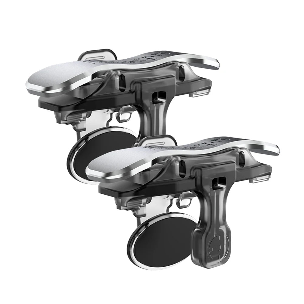 1 Pair Phone Game Trigger Joystick Replacement for PUBG Mobile Gamepad Two-way Button Shooter Controller Deals 4 U   Deals 4 U