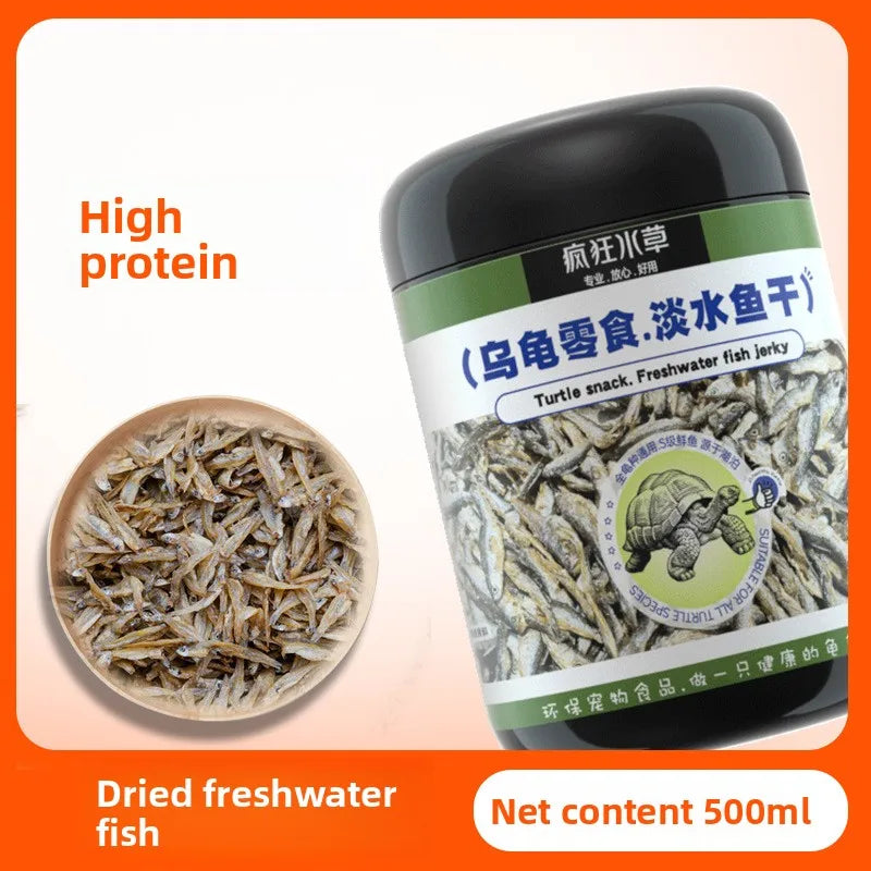 FKSC Turtle Food Mix - Freeze-Dried Shrimp/Mealworm/Fish & Chicken - Protein Rich Treat for Red-Ear Sliders & Aquatic Turtles Deals 4 U   Deals 4 U