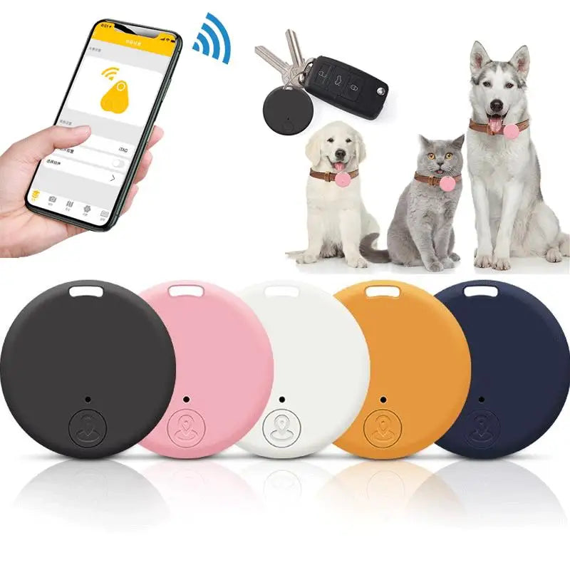Mini GPS Locator AntiLost Alarm Wallet Keychain Smart Tag Bluetooth-Compatible Tracer Keychain Dog Pet Child Tracker Key Finder Deals 4 U   Deals 4 U