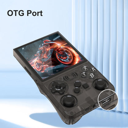 GAMINJA ANS13 4.0 Inch IPS Screen Retro Handheld Video Game Console 15000+ Games Built-in Linux Portable Pocket Gaming Console