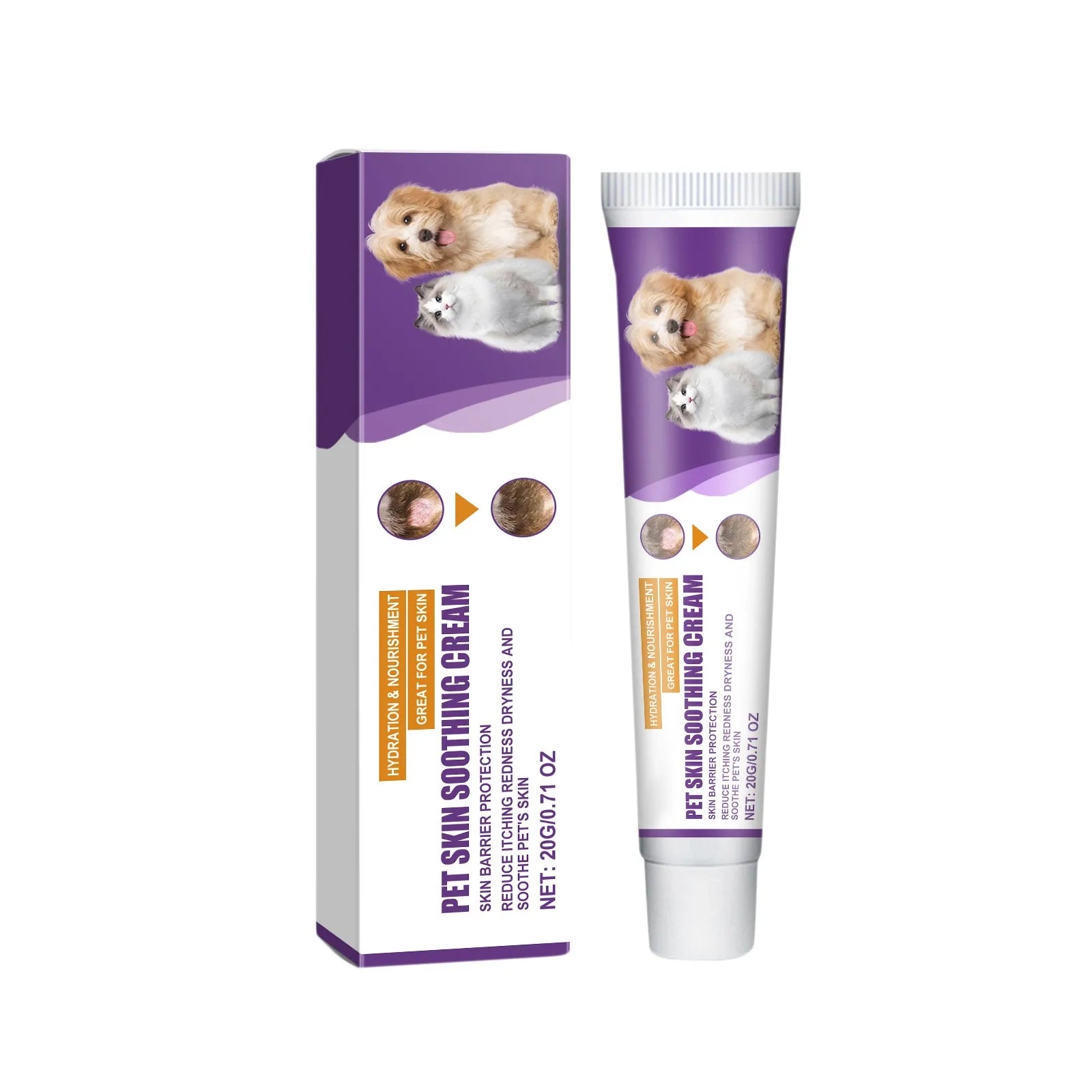 Pet Skin Care Cream Dry Itchy Skin Soothing Lotion For Dogs And Cats Itchy Skin Relief Cream For Cats Paw Lotion Soothing Balm Deals 4 U   Deals 4 U