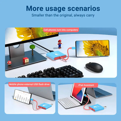 3 In 1 USB C HUB Type C to HDMI 4K with PD 100W Fast Charging USB 3.0 Docking Station for Switch MacBook Laptop Computer Phone Deals 4 U  Console Accessories Deals 4 U