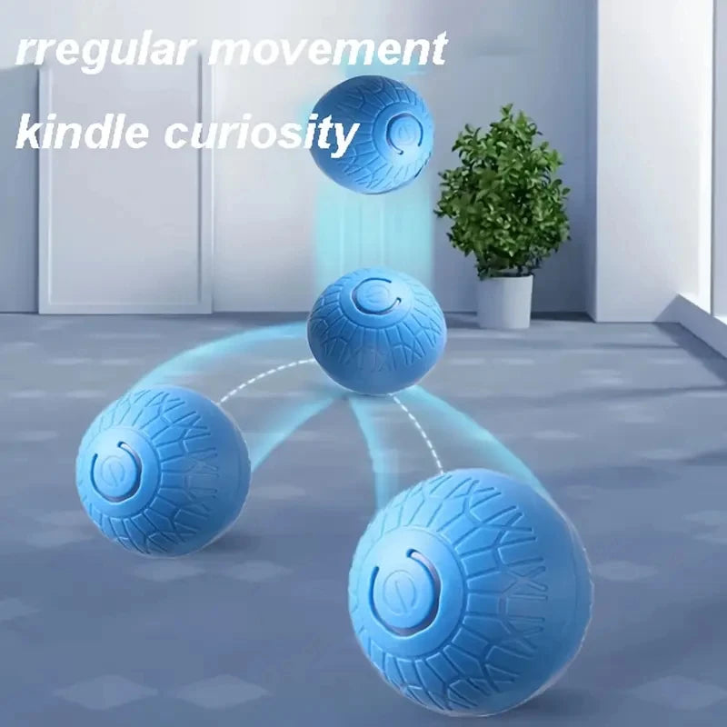 Smart Dog Toy Ball Automatic Interactive Pet Electronic Rolling USB Rechargeable Moving Bouncing for Puppy to Large dog Chew Toy Deals 4 U   Deals 4 U