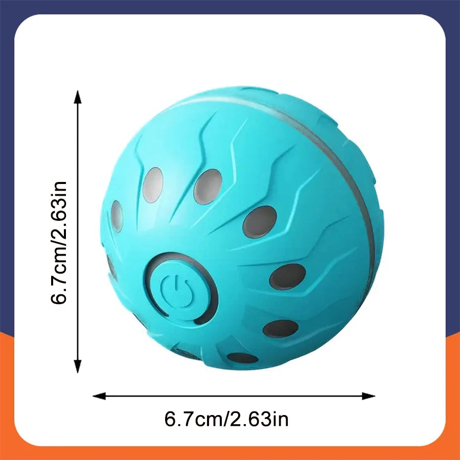 Smart Dog Toy Ball Automatic Interactive Pet Electronic Rolling USB Rechargeable Moving Bouncing for Puppy to Large dog Chew Toy Deals 4 U   Deals 4 U