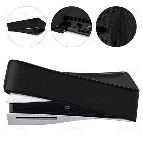 Horizontal Dust Cover for PS5 /Slim /Pro Console Anti-Scratch Protector Vertical Dustproof Case Sleeve for PS5 Accessories