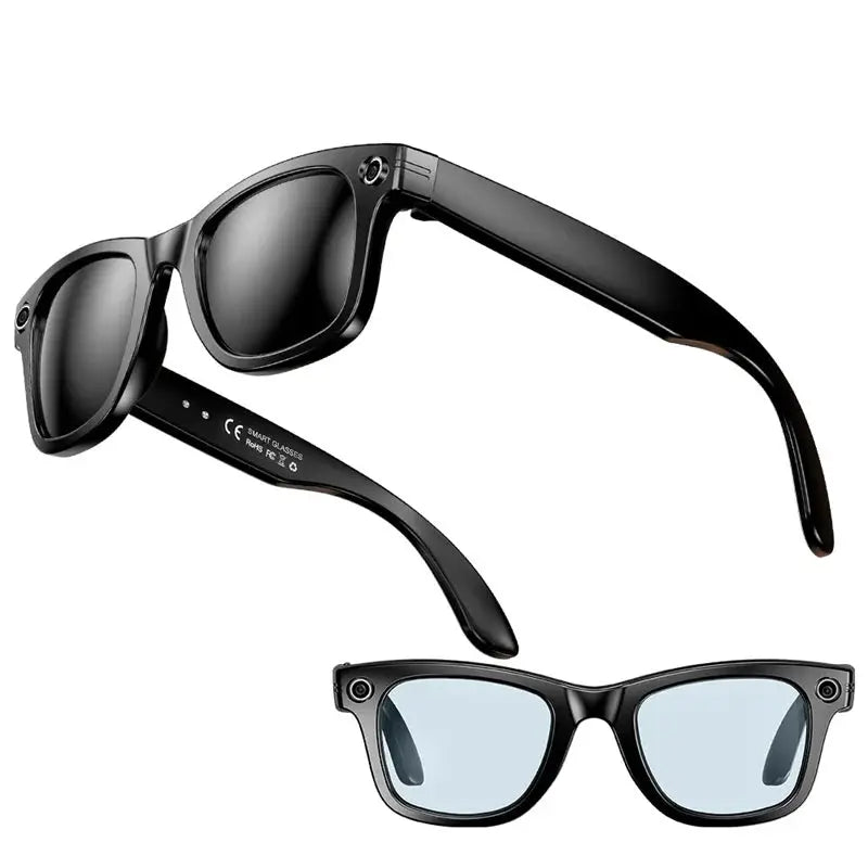 W610 AI Smart Glasses with Video Camera 800W Outdoor Sunglasses Wi-Fi Transfer BT Calling Audio Record Smart Wearable Headset Deals 4 U  Gaming Accessories Deals 4 U