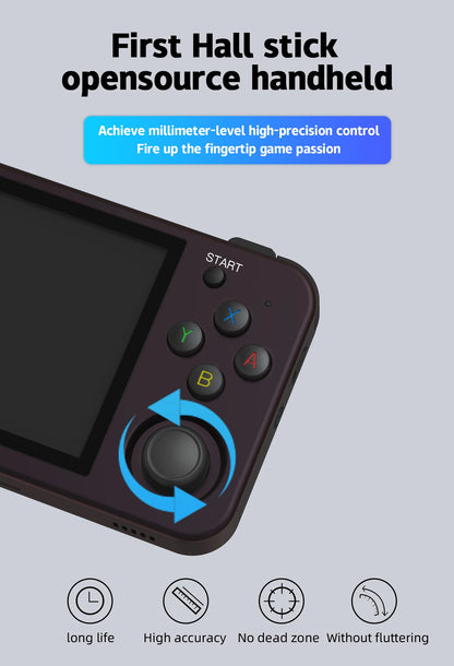 ANBERNIC RG353M Handheld Game Console 3.5 Inch Multi-touch Screen Dual OS Aluminum Alloy Shell HDMI-compatible WIFI Gaming Video Player