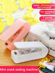 1pc Mini Food Sealer Machine, Portable Household Plastic Bag Sealing Device, Moisture-Proof & Fresh-Keeping Deals 4 U   Deals 4 U