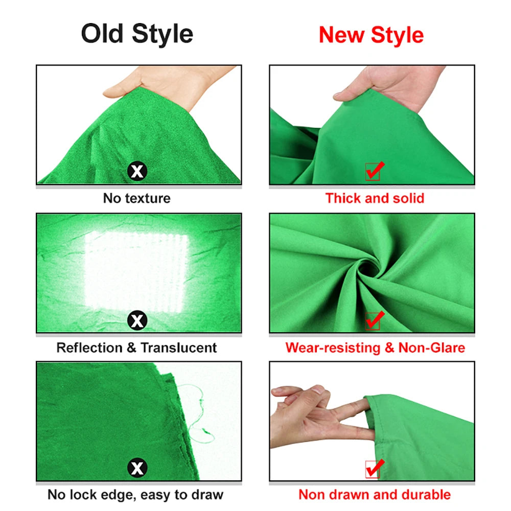 Background For Photography Backdrops White/Black/Blue/Green Screen Chroma Key Muslin Studio Photo Shooting Backdrop Cloth Paper Deals 4 U   Deals 4 U