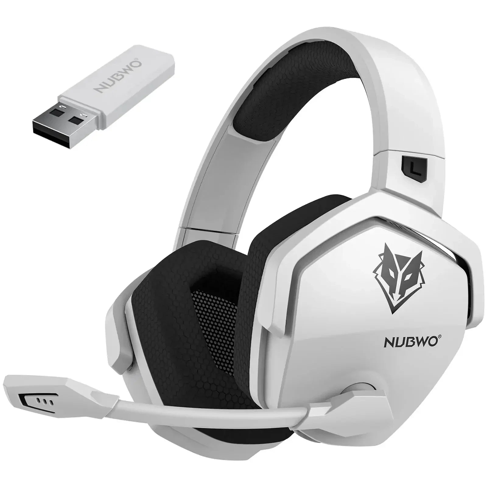NUBWO G06 Dual Wireless Headsets Gamer with Microphone 2.4GHz Bluetooth 5.3 Gaming Headphones for PS5, PS4, PC, Mobile, Switch Deals 4 U   Deals 4 U
